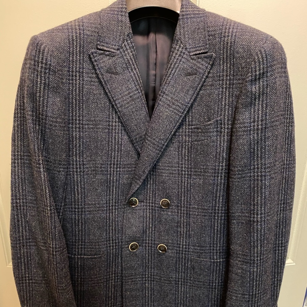 Canali double breasted blazer.